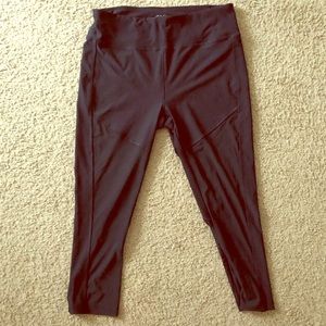 Black Leggings with mesh legs